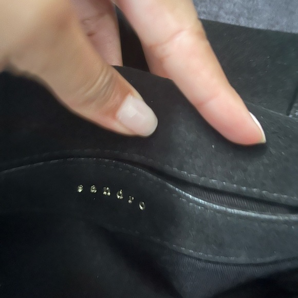 Sandro Yza Black Pebble Leather bag - Picture 6 of 11